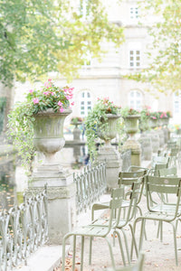 Urns at the Medici Fountain, Luxembourg Gardens