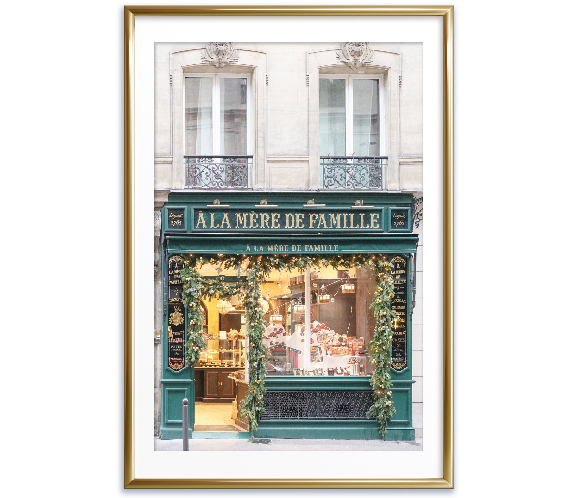 Parisian Chocolate Shop at Christmas