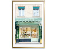 Holiday Decor at Ladurée on Rue Royale
