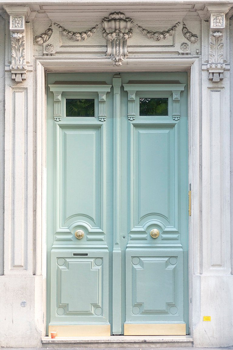 Pale Mint Door